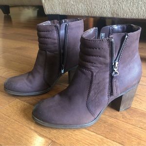 Clarks brown ankle boots